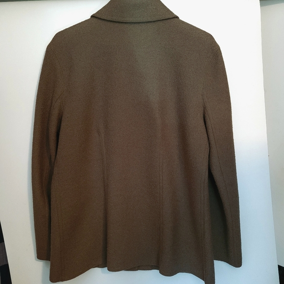 Talbots Olive Alpaca/Wool Jacket - Picture 6 of 11